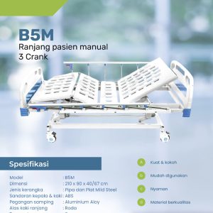 HOSPITAL BED B5M 3 CRANK